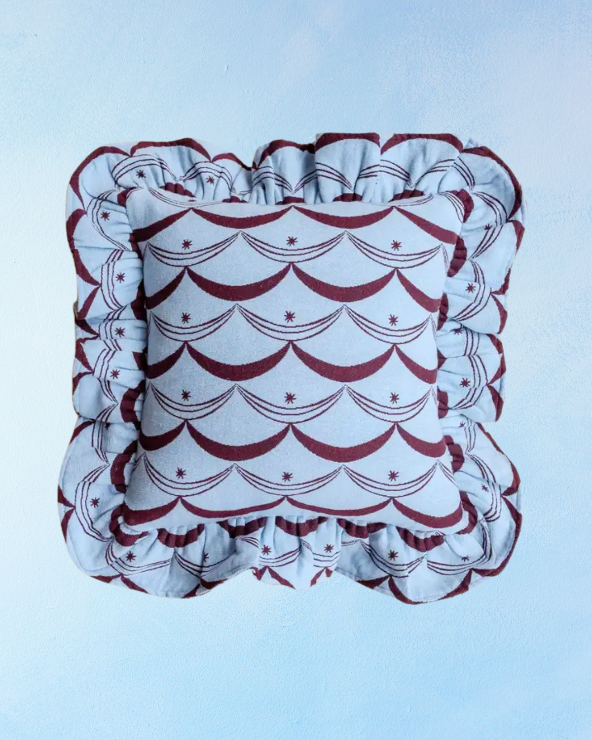 pillow - blue circus