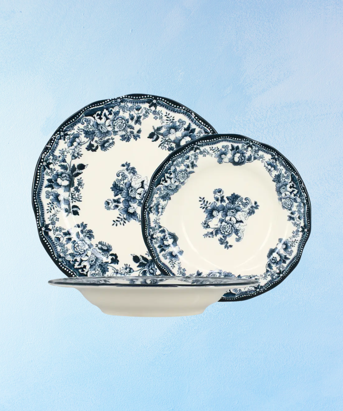 ceramic - blue faustine small plate