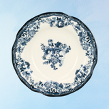 ceramic - blue faustine deep plate