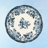 ceramic - blue faustine large plate