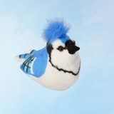 stuffed toy - singing blue jay