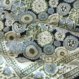 reversible quilt - blue daisy