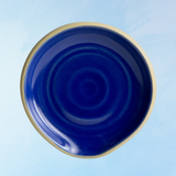 stoneware - spoon rest: blue