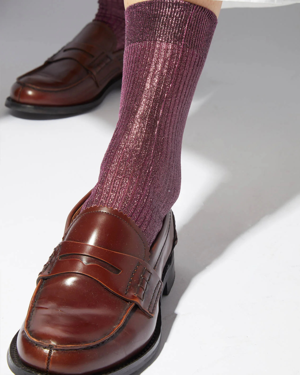 socks - laminated silk