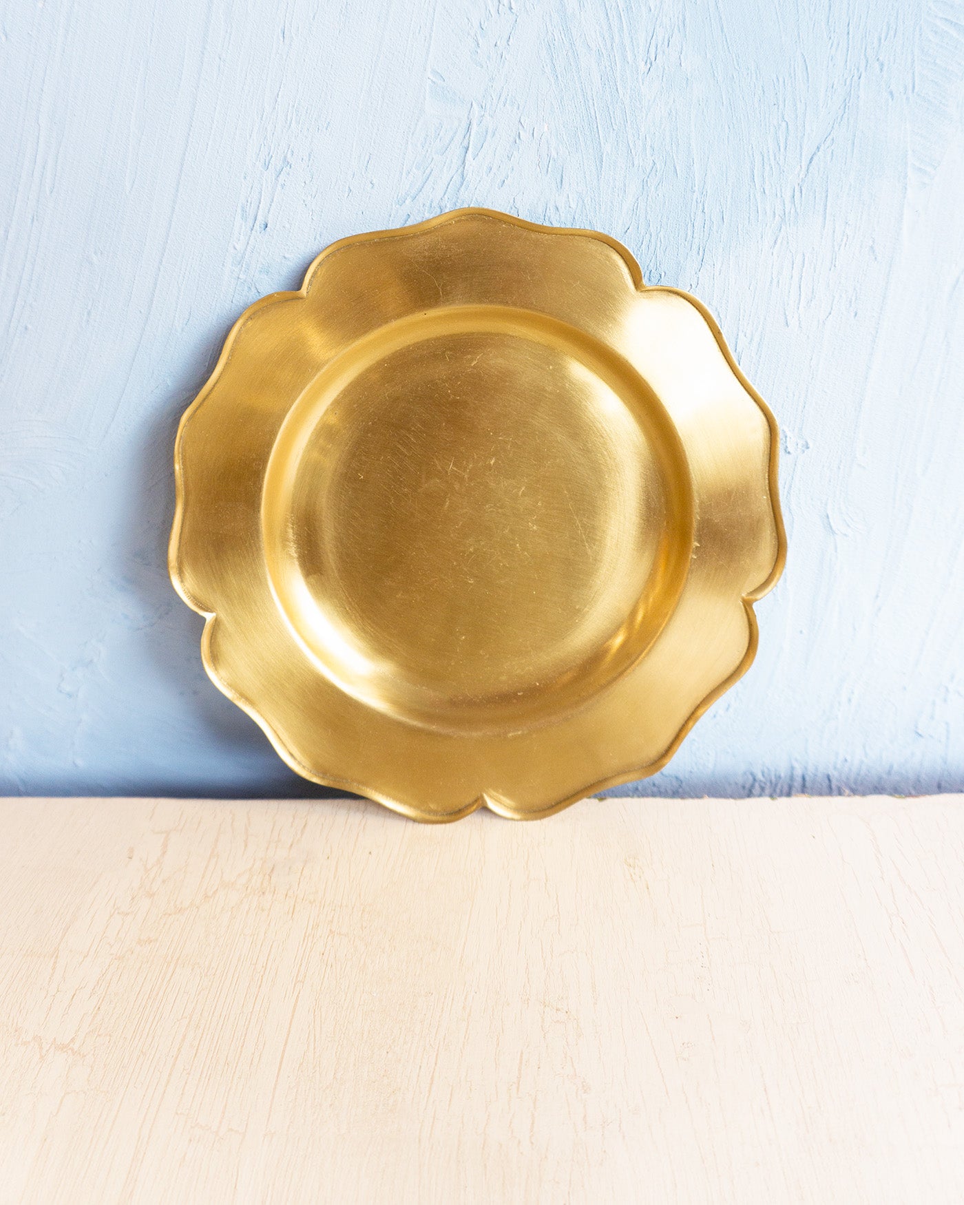 brass petal tray - small