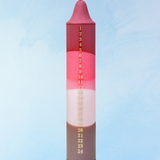 advent calendar candle - browns and pinks