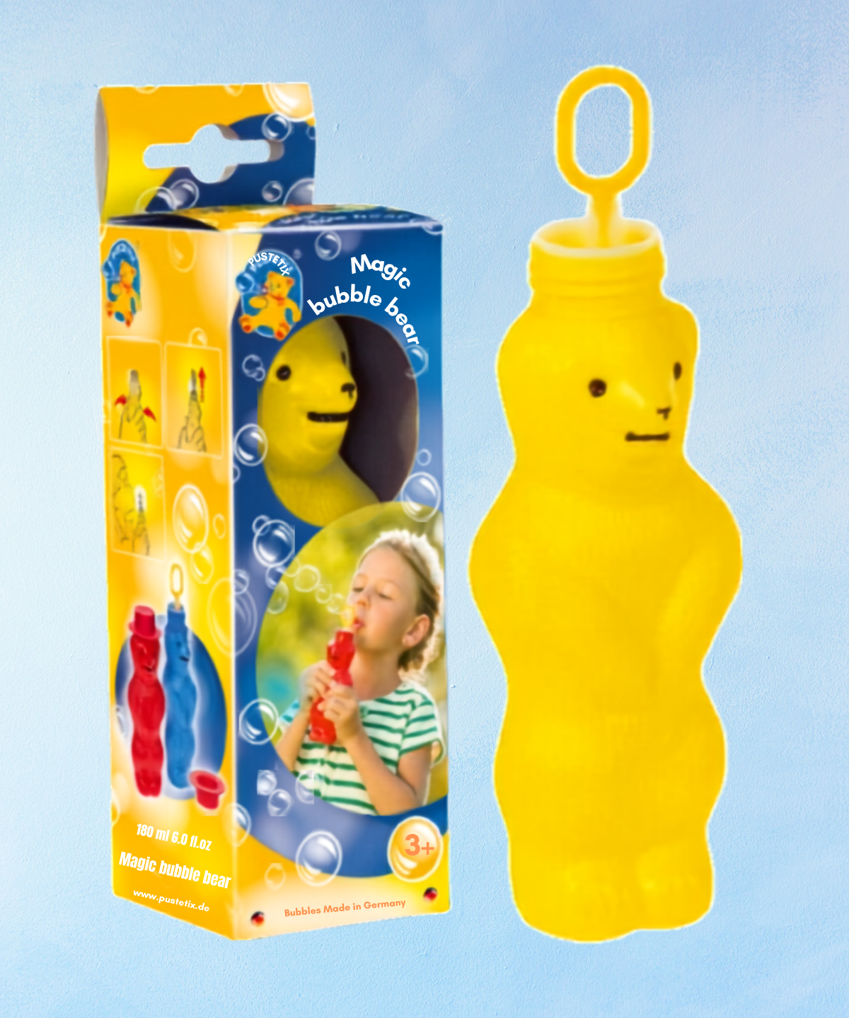 toy - magic bubble bear (assorted colours)