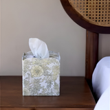 tissue box cover - wild rose buttercream