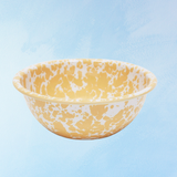 enamelware - small serving bowl - butter splatter