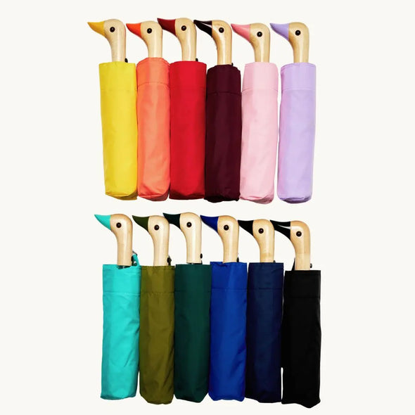 duck handle eco-friendly umbrella - assorted colours