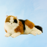 chat en peluche calico "marmelade"