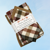 tea towel and dish cloth set - cambridge check