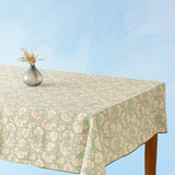 tablecloth - linen camellia green (two sizes)