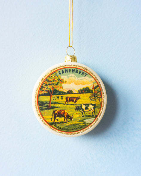 ornament - camembert wheel