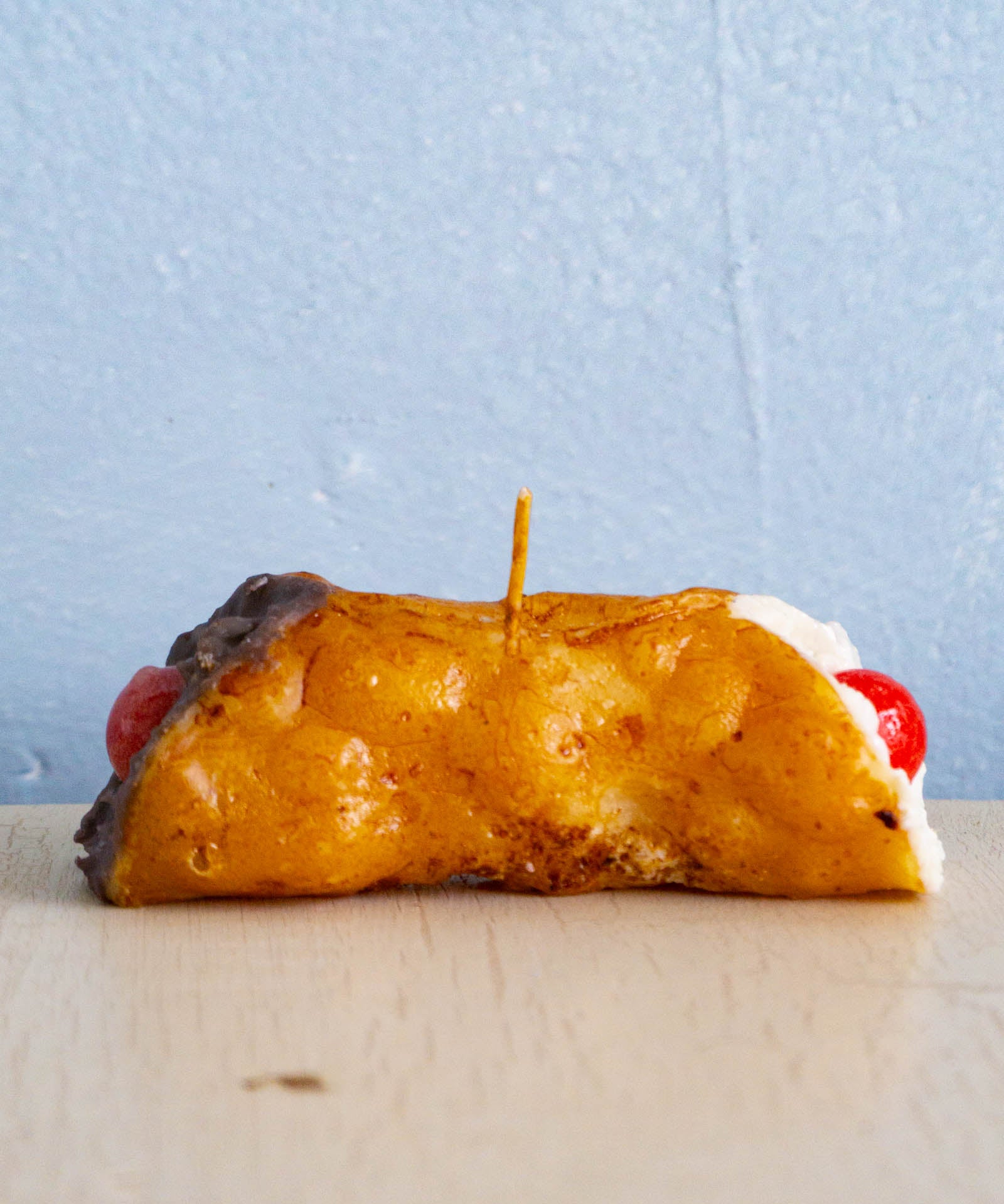 bougie - nourriture : cannoli