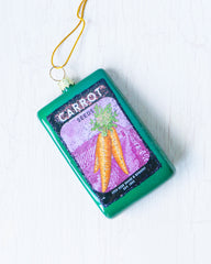 ornament - vegetable seed packet