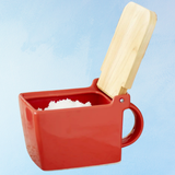 ceramic salt cellar - carrot