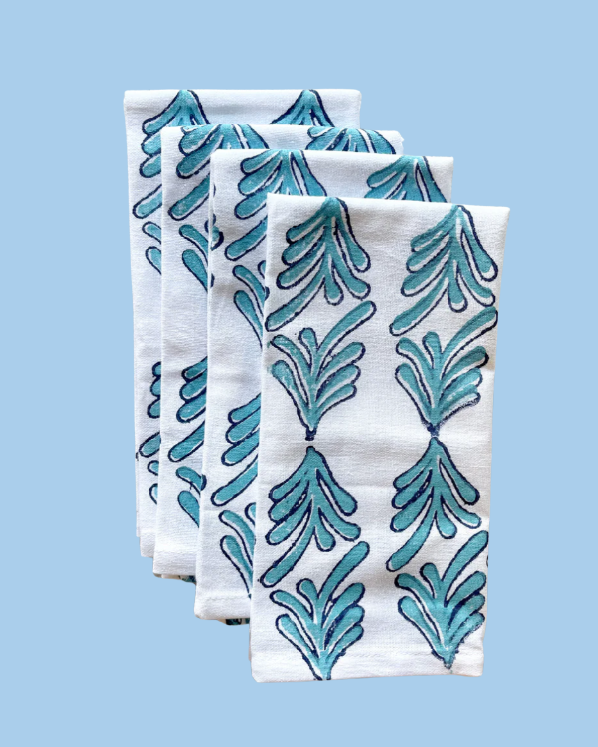 napkins - palmetto/saltwater/navy (set of two)