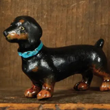 cast iron decor - daschshund