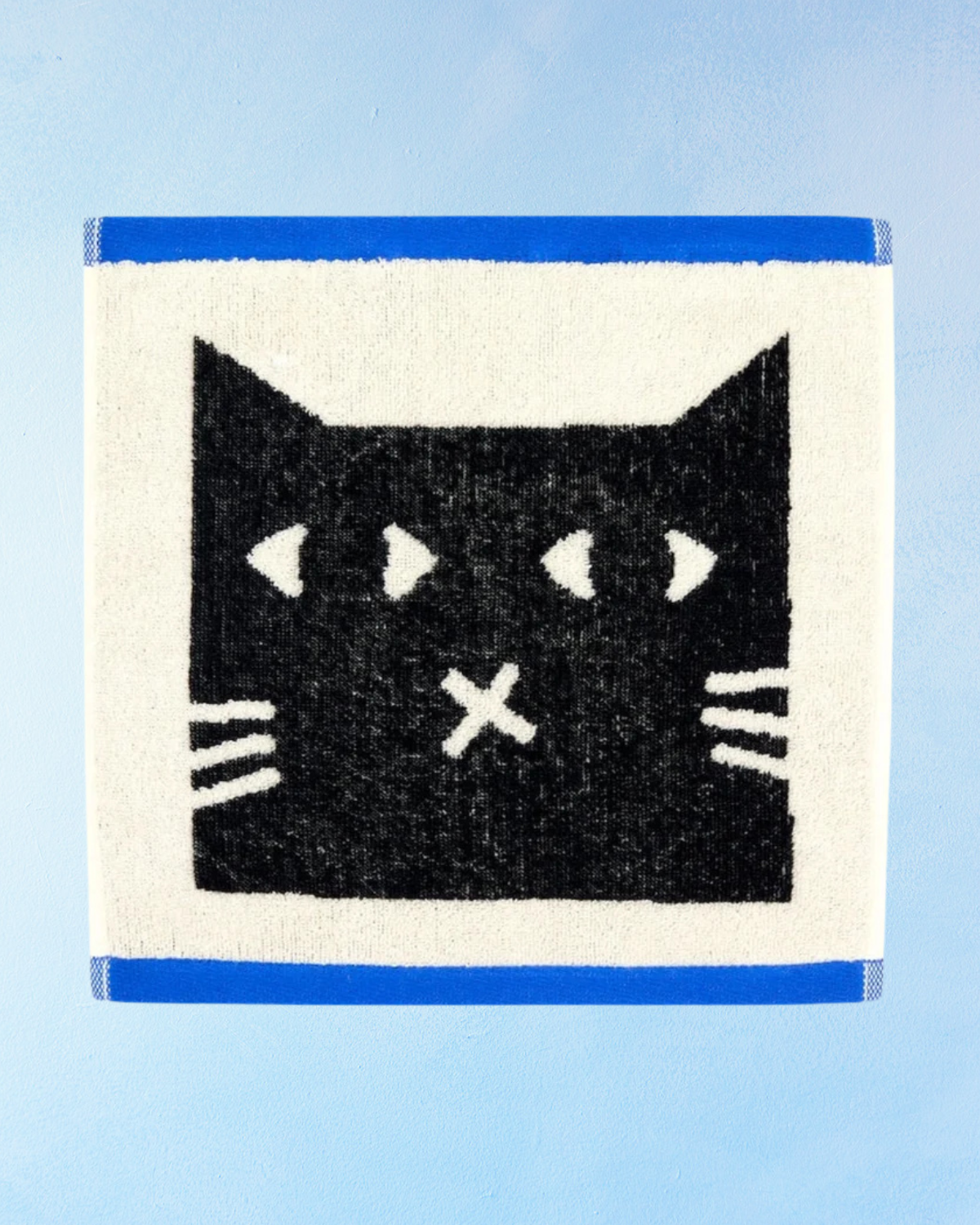 face towel - lazy cat
