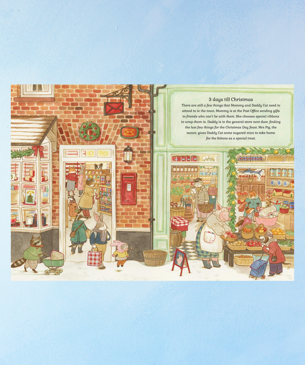 book - cat family christmas