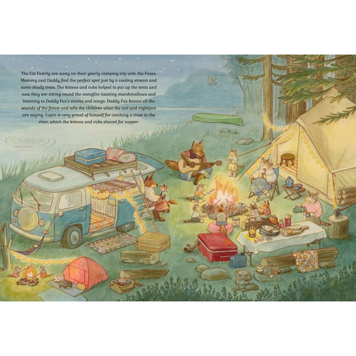 book - cat family - four seasons