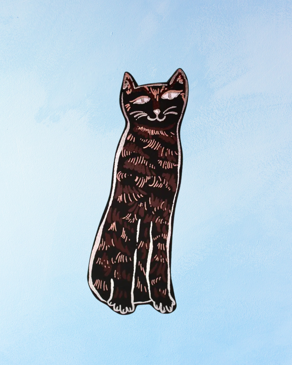 bookmark - black cat tails