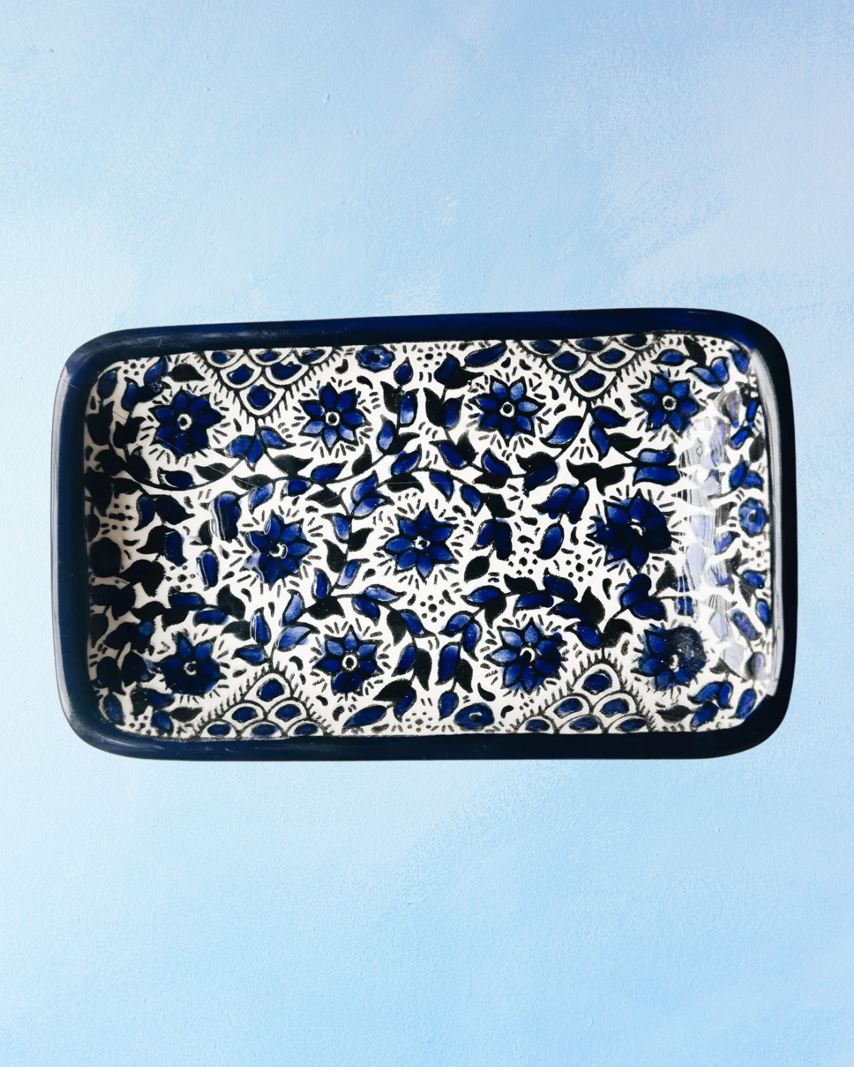 ceramic trinket dish - under the olive tree