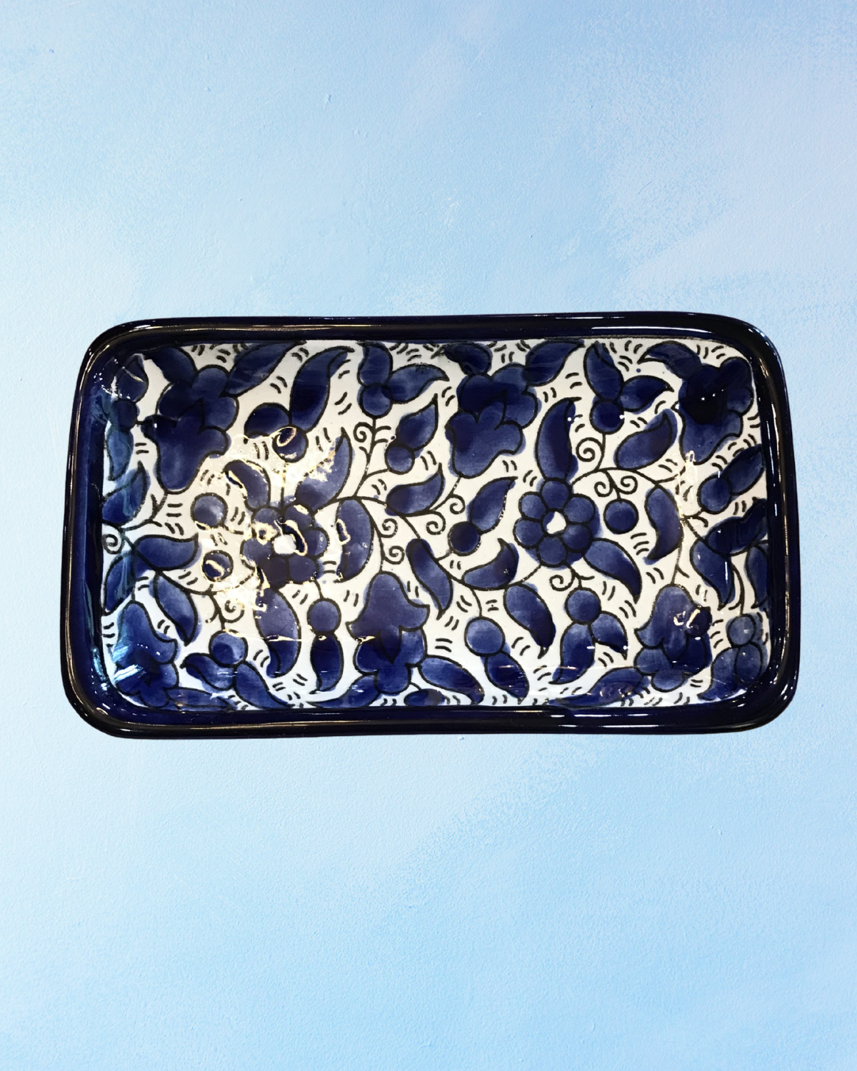 ceramic trinket dish - under the olive tree