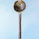 ceramic - earthen glazed spoon