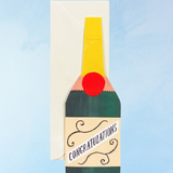 greeting card - champagne