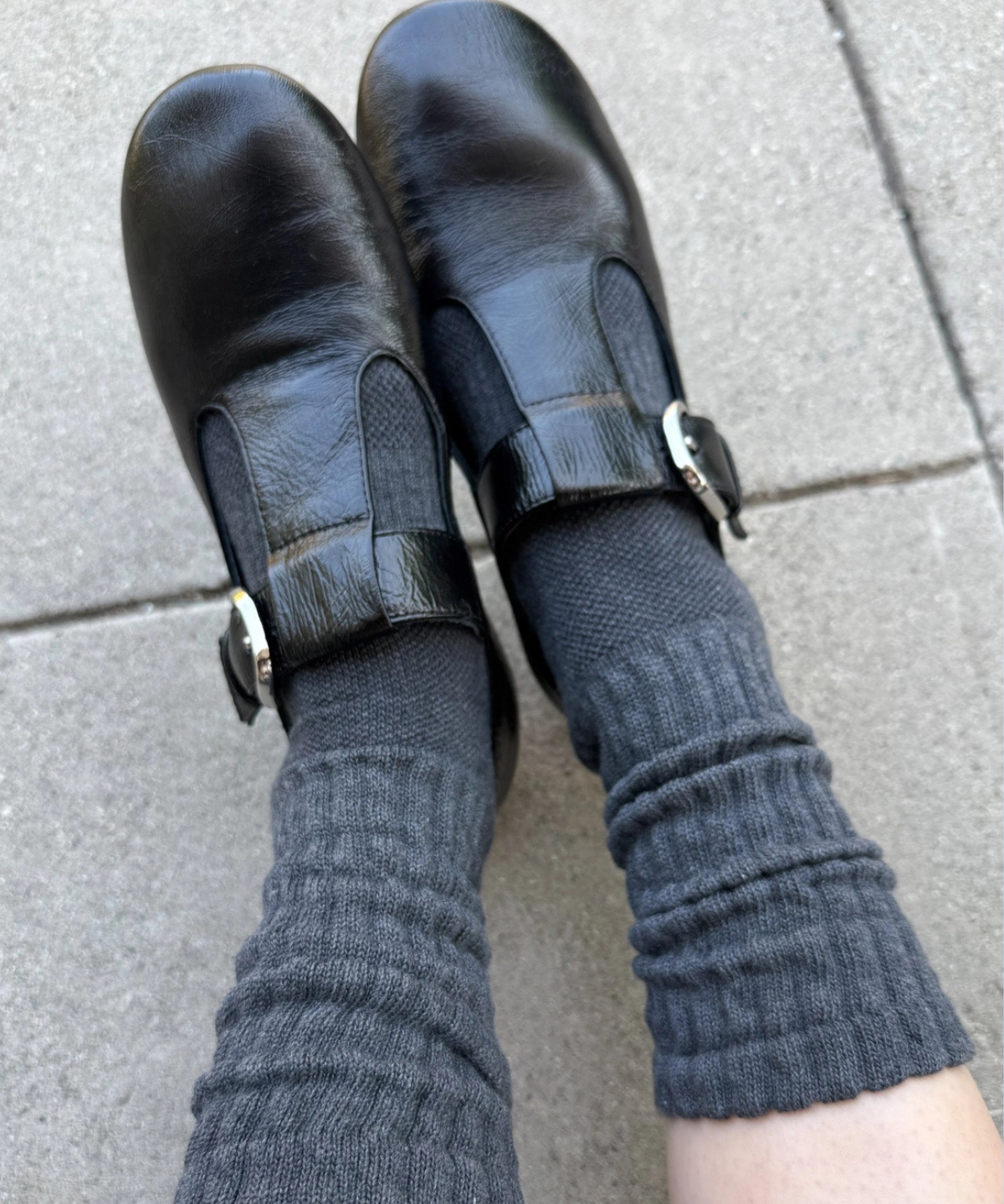 socks - ballet - charcoal