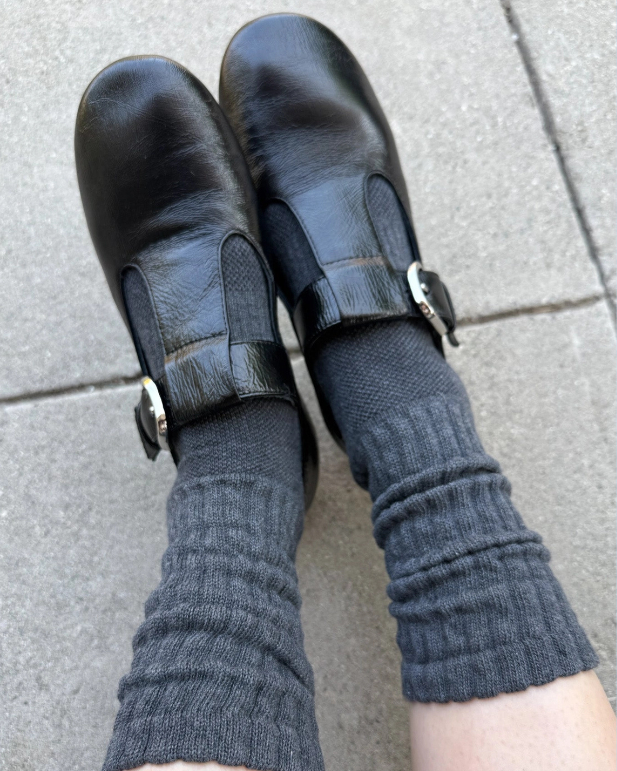 socks - ballet - charcoal