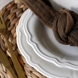 stoneware - small plate: ivory