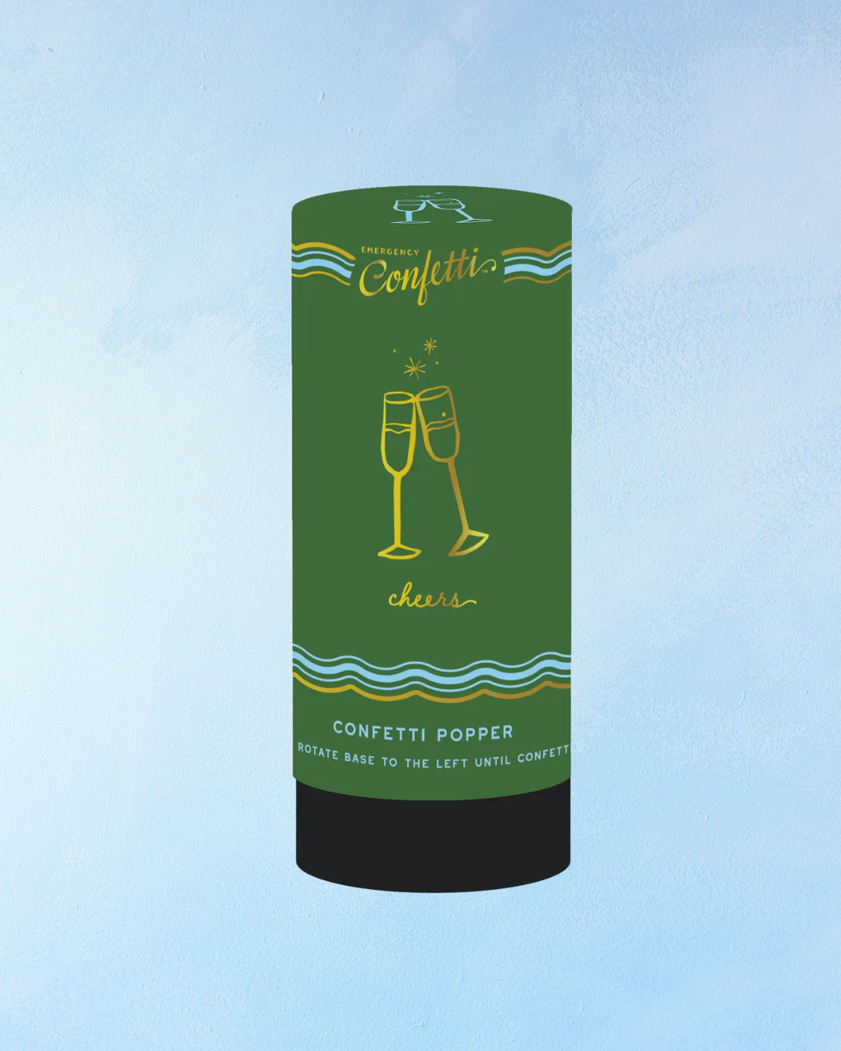 confetti popper - cheers champagne