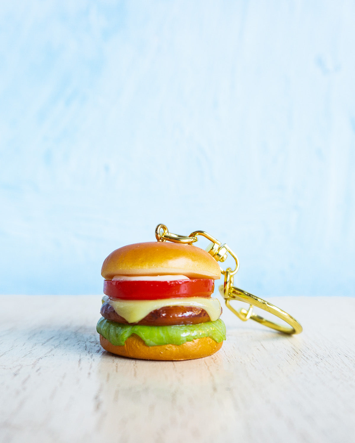 keychain - cheeseburger