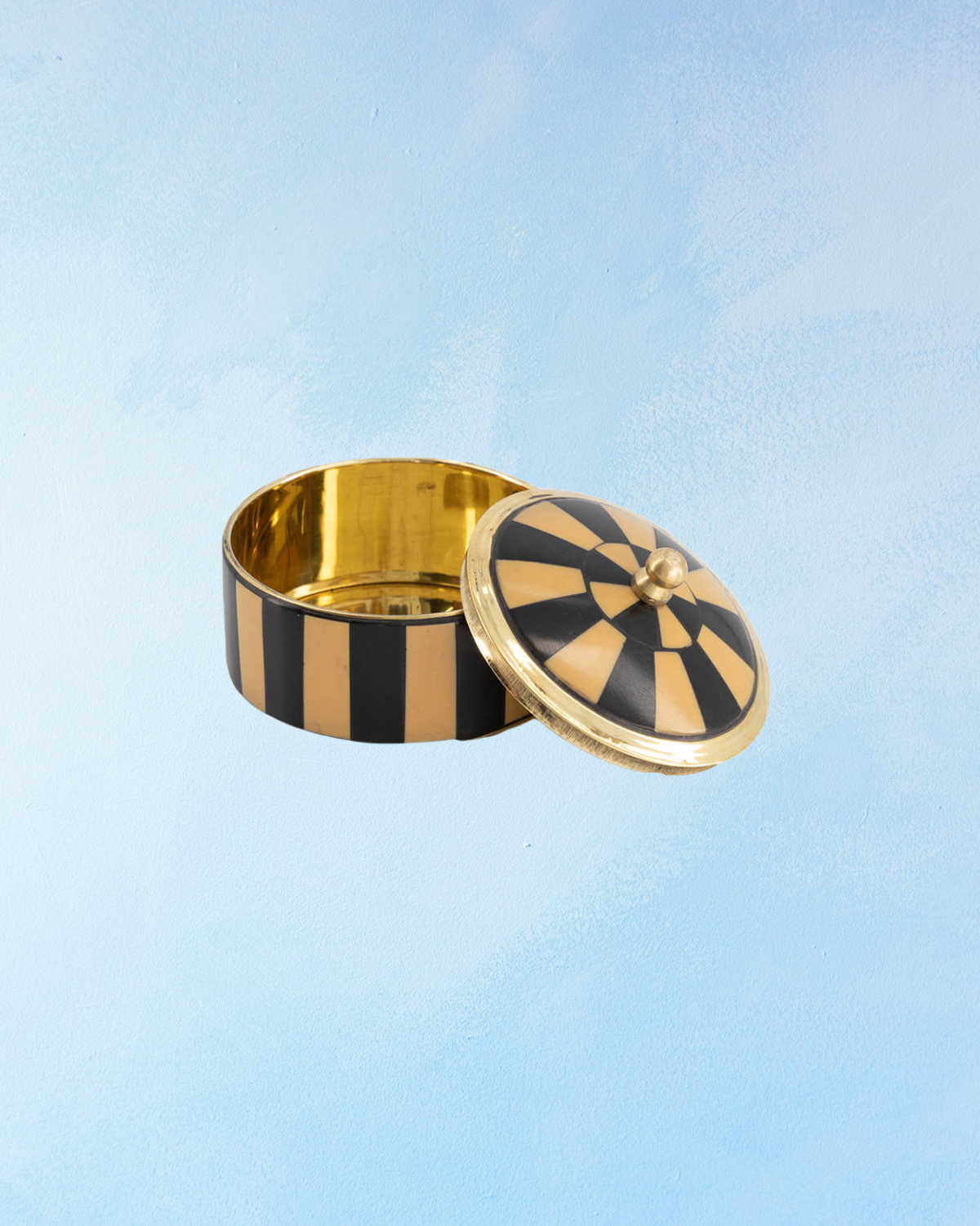 trinket dish - chelsey circus box - black