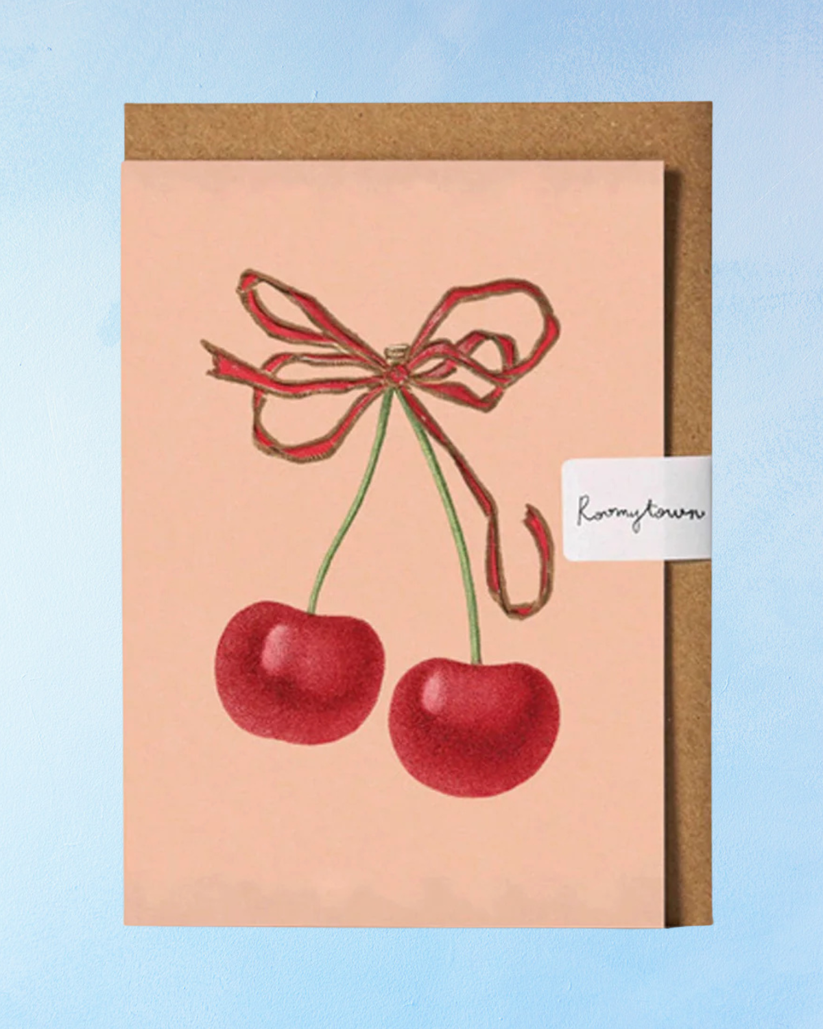 greeting card - cherries