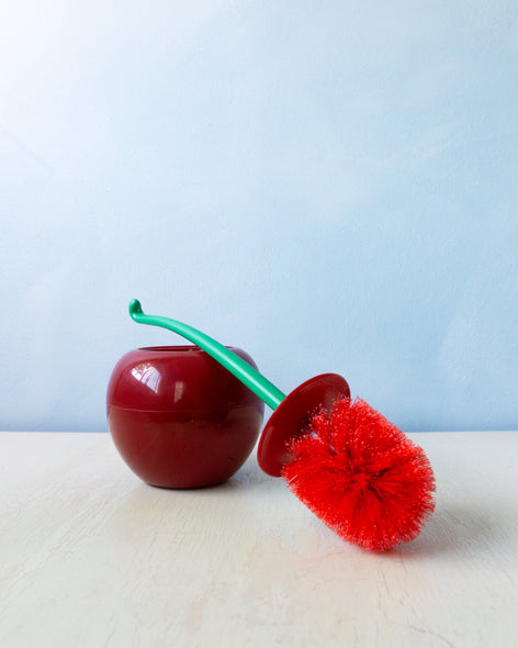 toilet brush - cherry