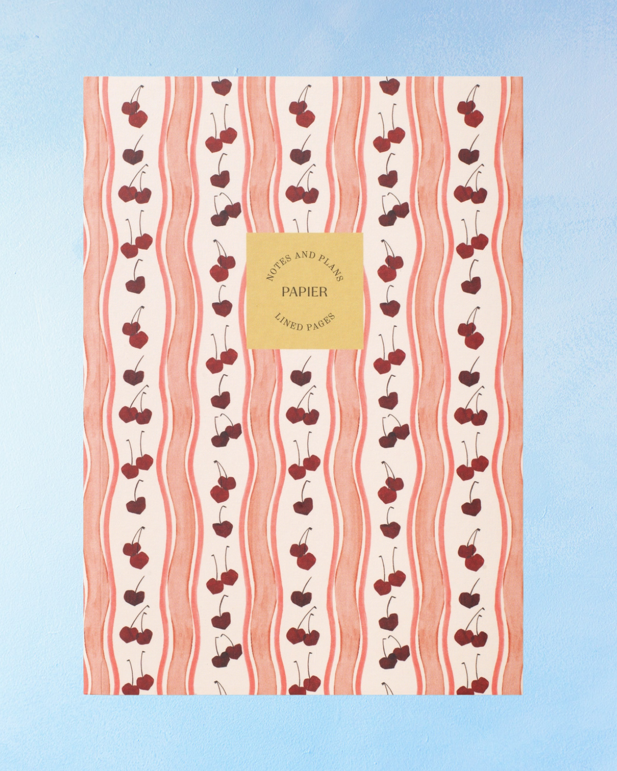 notebook - cherry wave