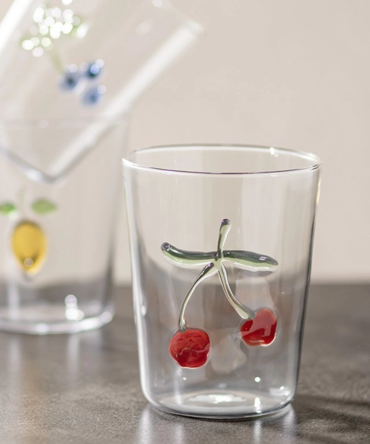 glassware - tumbler: cherry