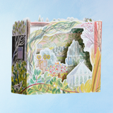 greeting card - chicken allotment (stand-up)