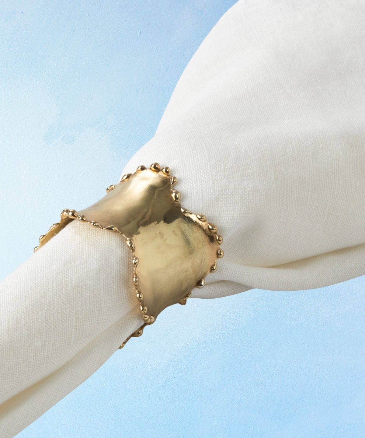 napkin ring - classic gold