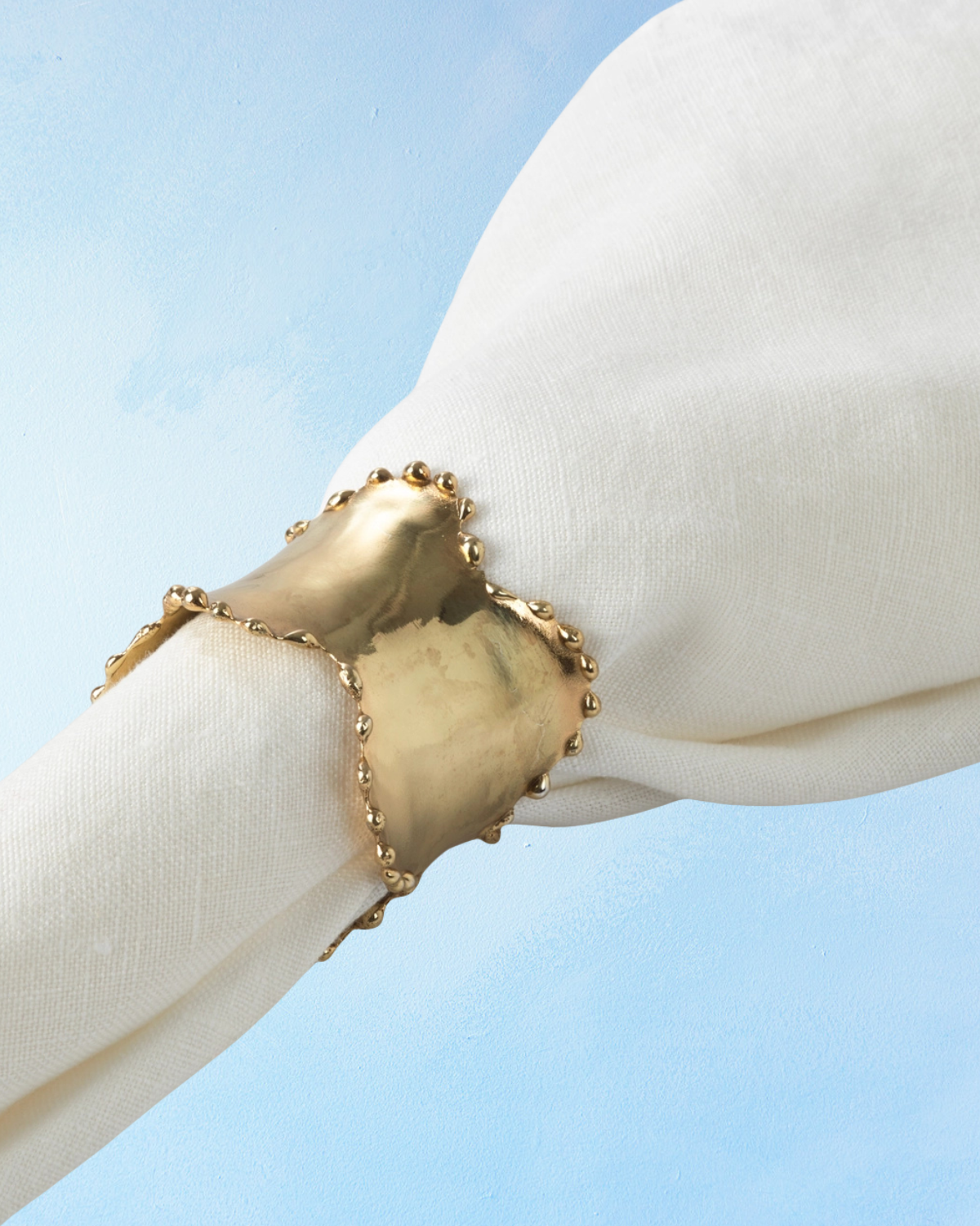 napkin ring - classic gold