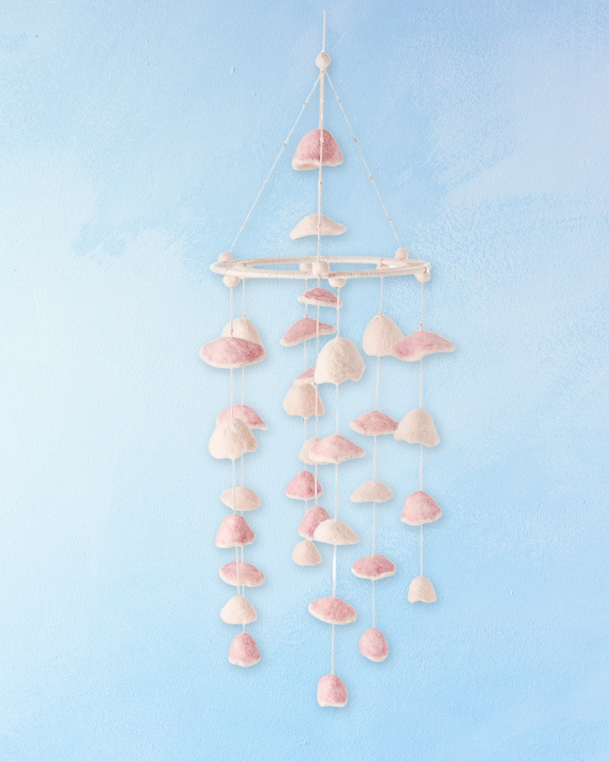 mobile - felted floret