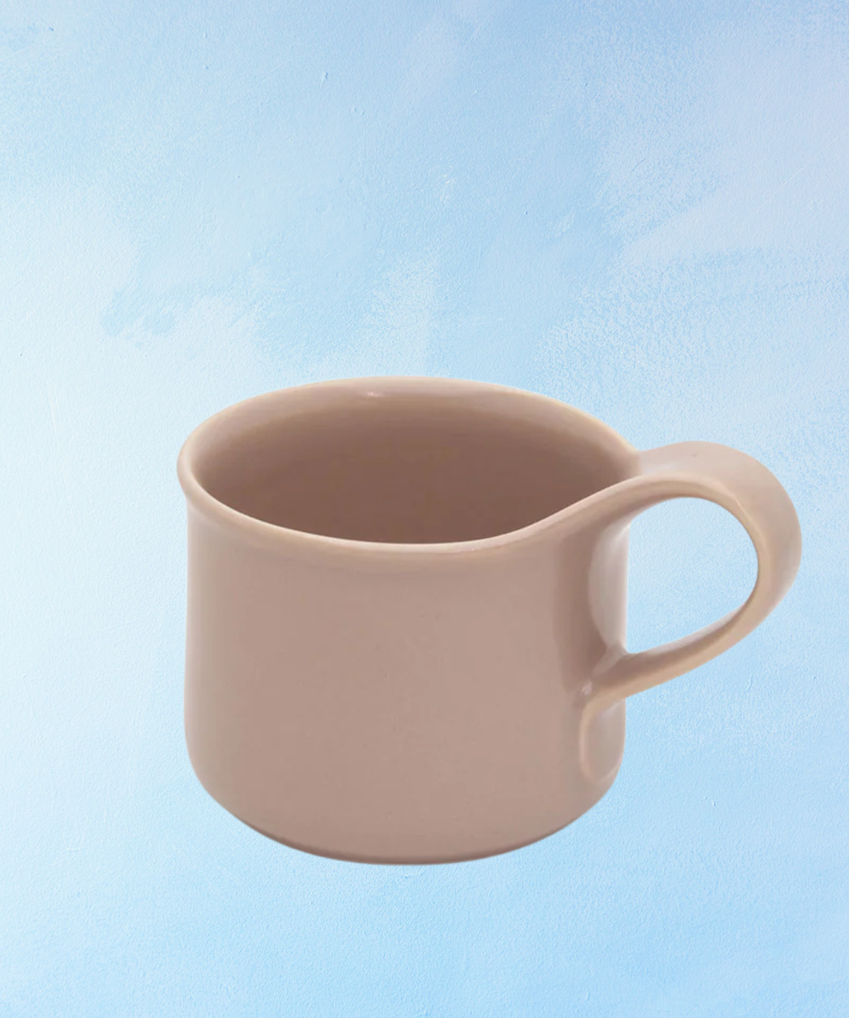 mug de café en céramique - rose argile soyeux