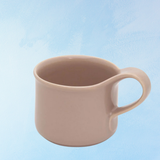 mug de café en céramique - rose argile soyeux