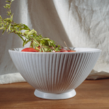 ceramic - serving bowl - cloud lines