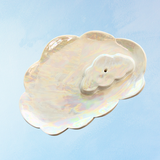 incense burner - ceramic cloud