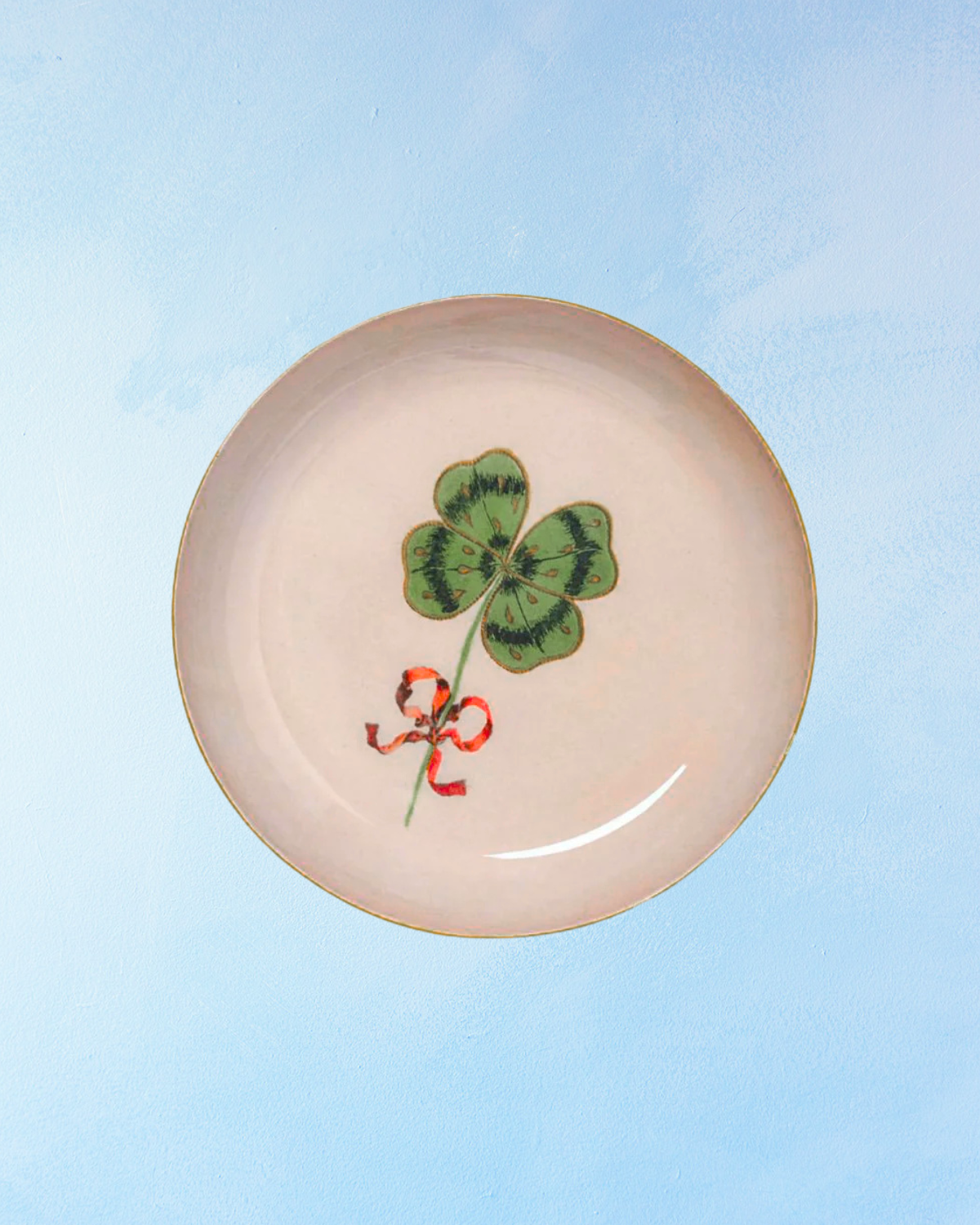 enamel tray - clover
